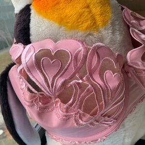 Honey Birdette Pink Heart Bra